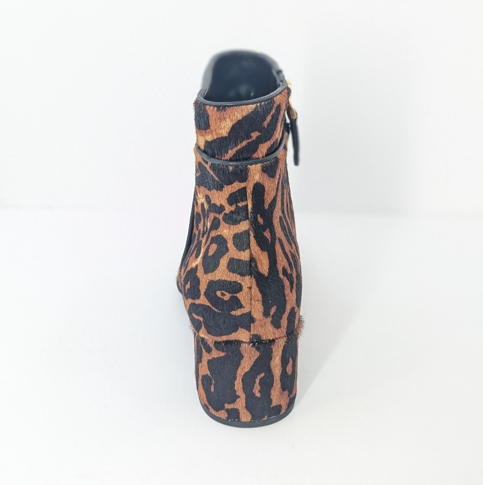 NWOT Lauren Ralph Lauren Leopard Ankle Boots - Picture 12 of 16